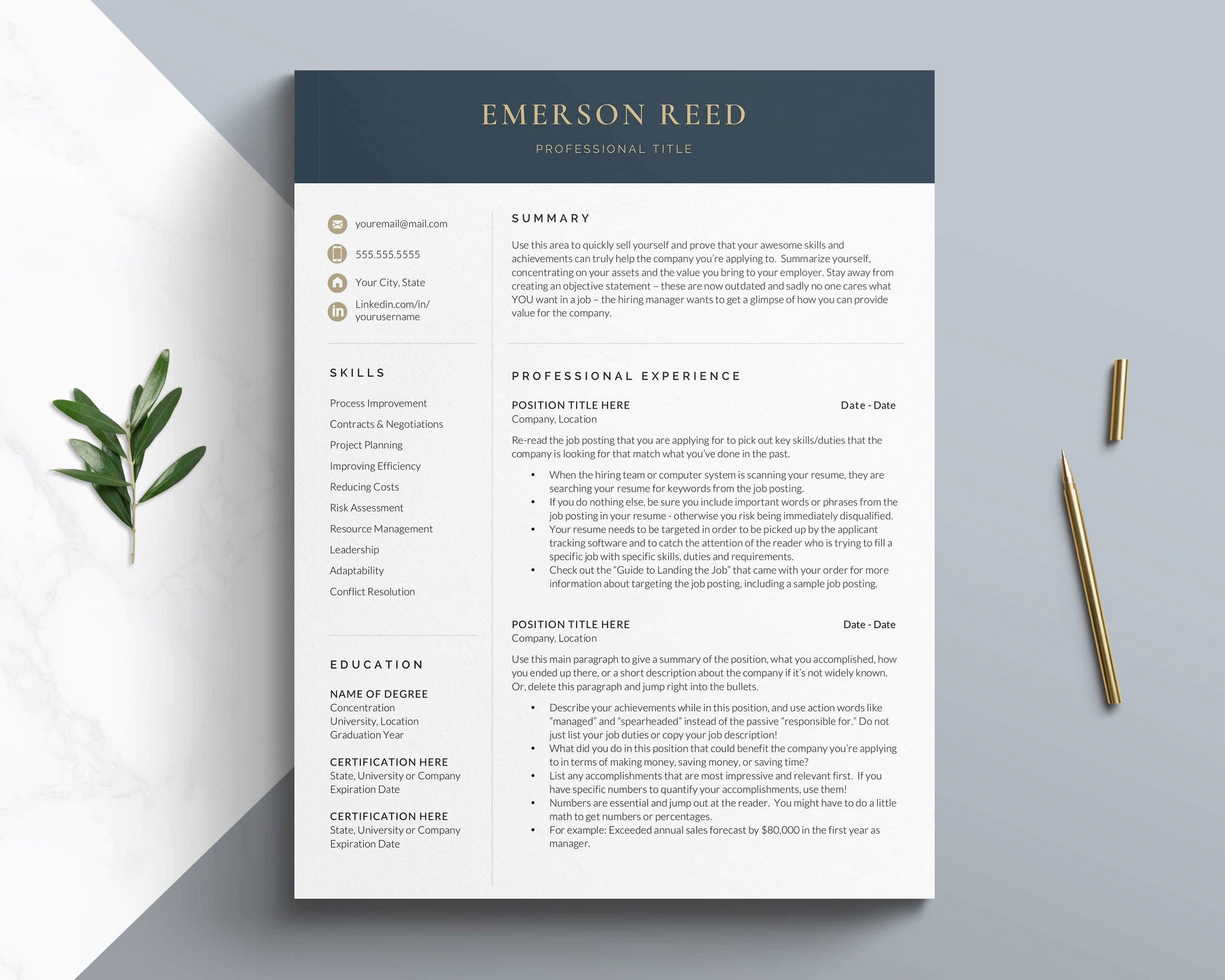 Combination Resume Template Word, Google Docs, Apple Pages Mac Functional  Resume, Skills Based Resume, Skills Resume, Hybrid Resume 