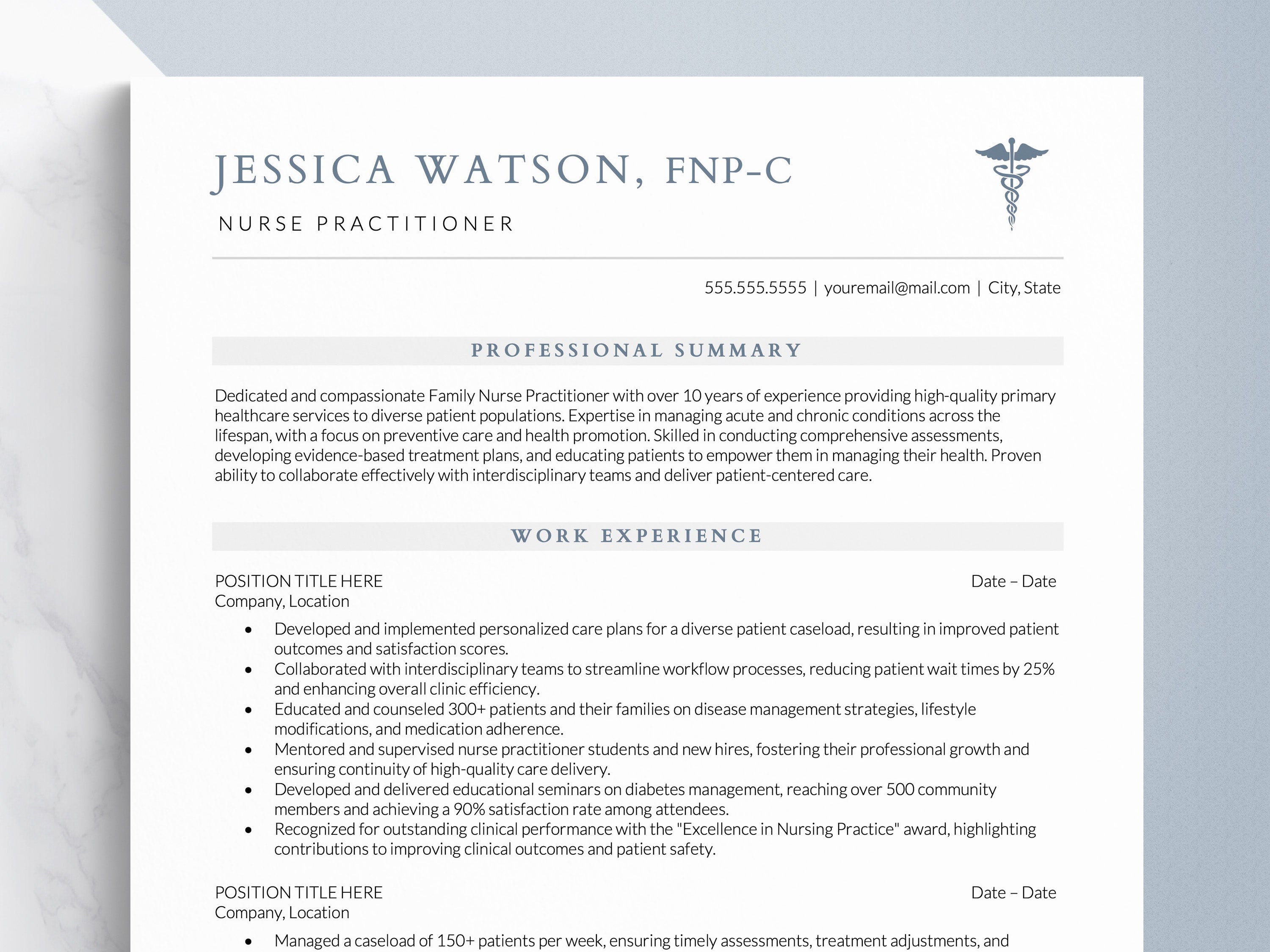 Nurse Practitioner Resume & Cover Letter Examples