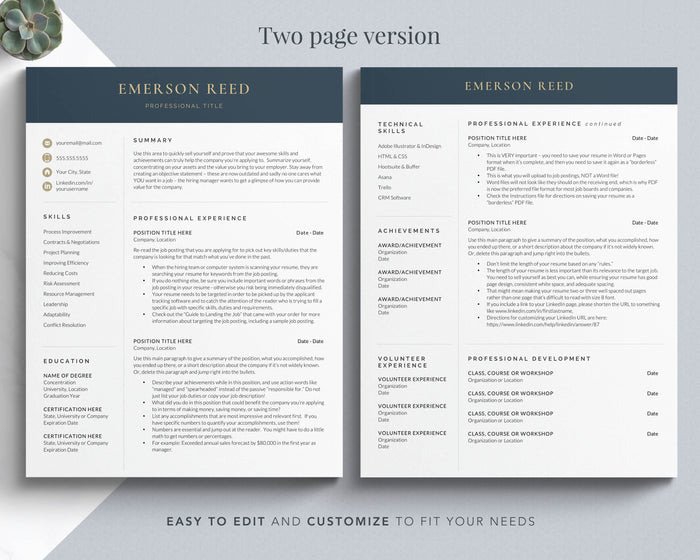 ALL Bestselling Resume Templates